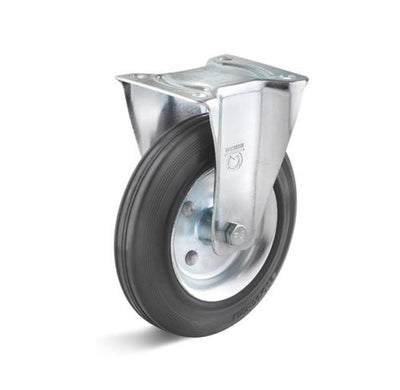 Roue fixe Torwegge caoutchouc ø200 noyau acier