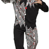 Costume de clown sanglant de Boland Unisexe noir et blanc Taille 54 56 (XL)