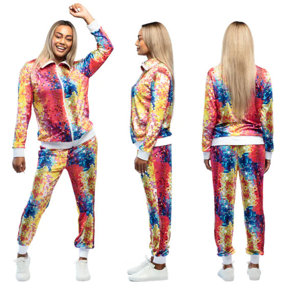 Boland disco babe tracksuit dames multicolor taille l
