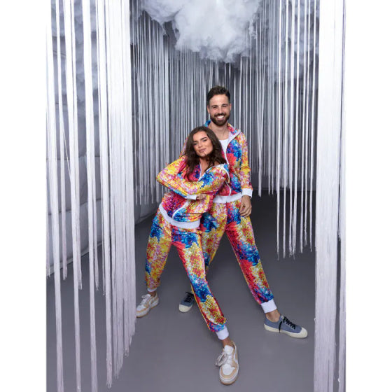 Boland disco babe tracksuit dames multicolor taille l