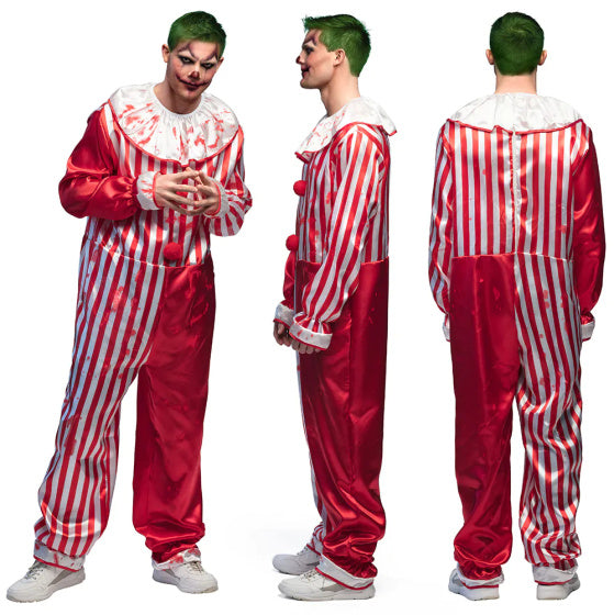 Costume de clown Boland Killer Men rouge taille blanc 50 52 (m)