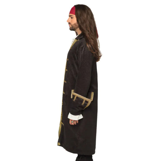 Boland Pirate Veste Polyester Men Black Gold Size XL (54)
