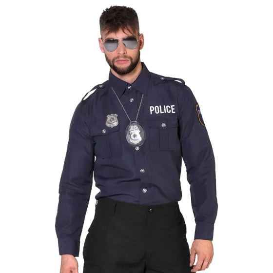 Boland Politieblouse Polyester hommes bleu foncé taille 50-52