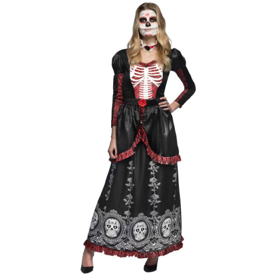 Boland Señora Adriana Halloween Costume Mestumes Black Red Size 44 46