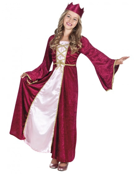 Costume pour enfants Boland Renaissance reine rouge taille 152 164