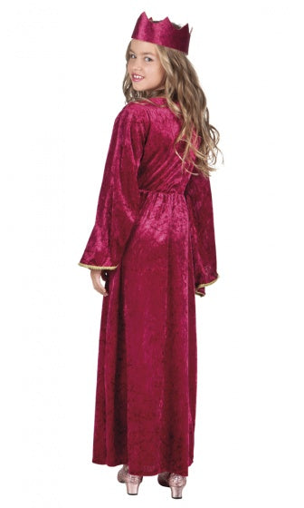 Costume pour enfants Boland Renaissance reine rouge taille 152 164