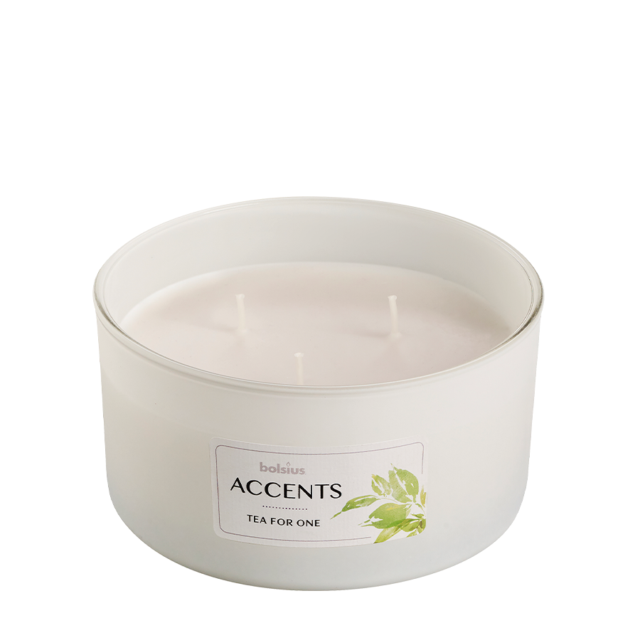Bolsius accents de verre parfumés thé multi-mèches pour un 75 137 mm