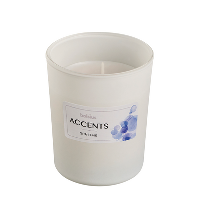 Bolsius accents de verre parfumés spa time 92 76mm