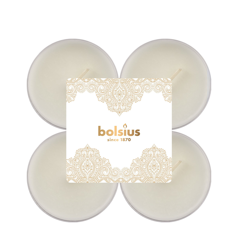 Bolsius bougie chauffe-plat parfumée maxi vanille 8 pièces