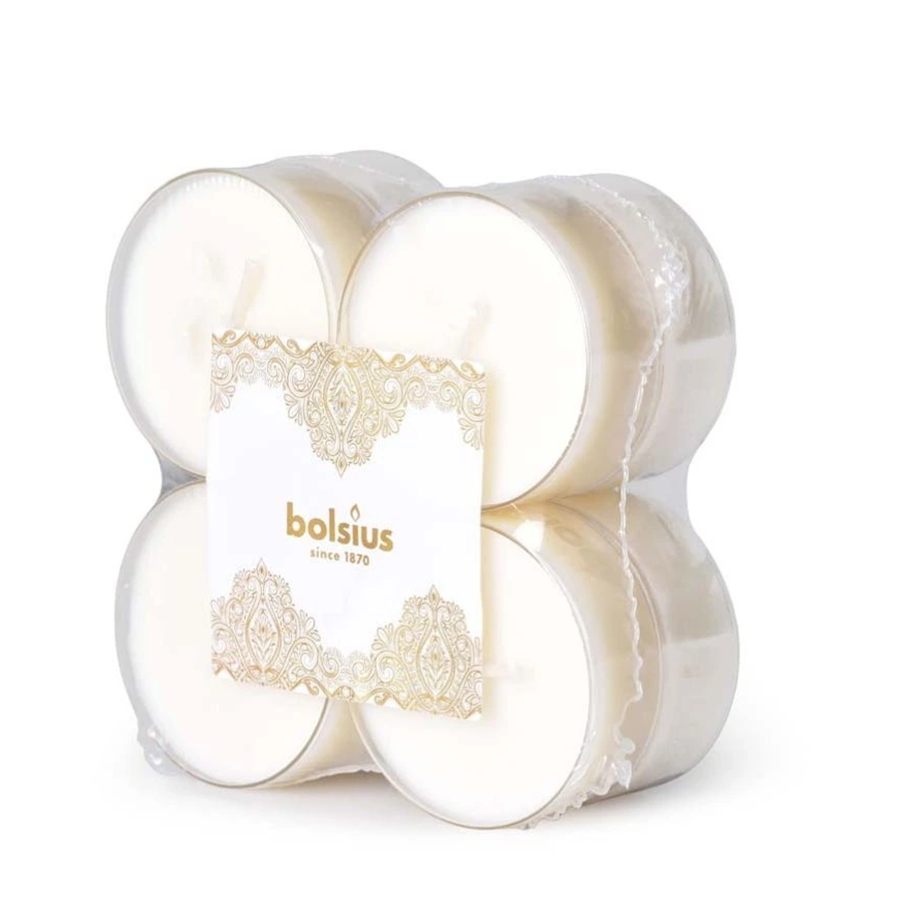 Bolsius bougie chauffe-plat parfumée maxi vanille 8 pièces