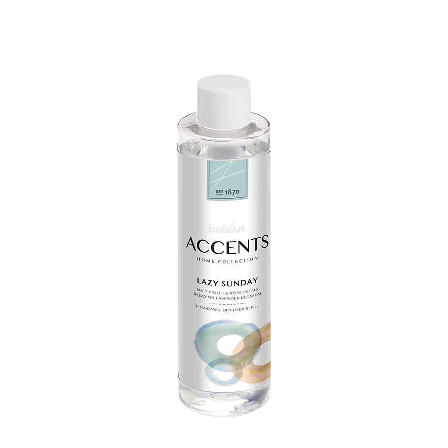 Bolsius diffuseur d'arômes accents recharge dimanche paresseux 200ml