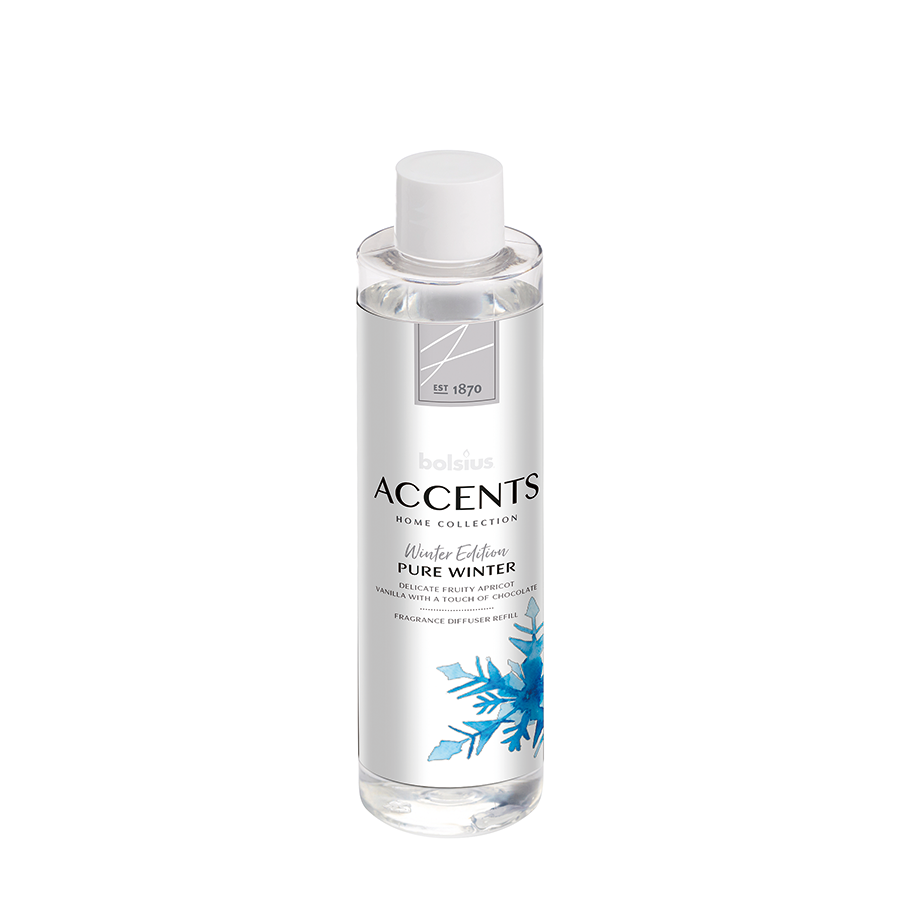 Bolsius diffuseur d'arômes accents pure recharge hiver 200ml