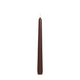 Bougie gothique Bolsius marron châtain 245 24mm