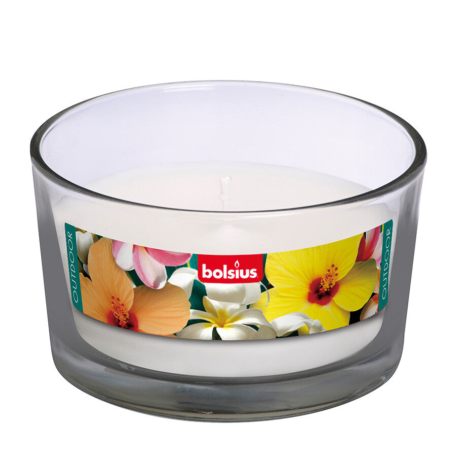Bolsius verre extérieur blanc 62 106mm
