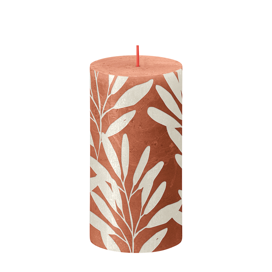 Ty bolsius bougie rustique silhouette rus rose 130 68mm