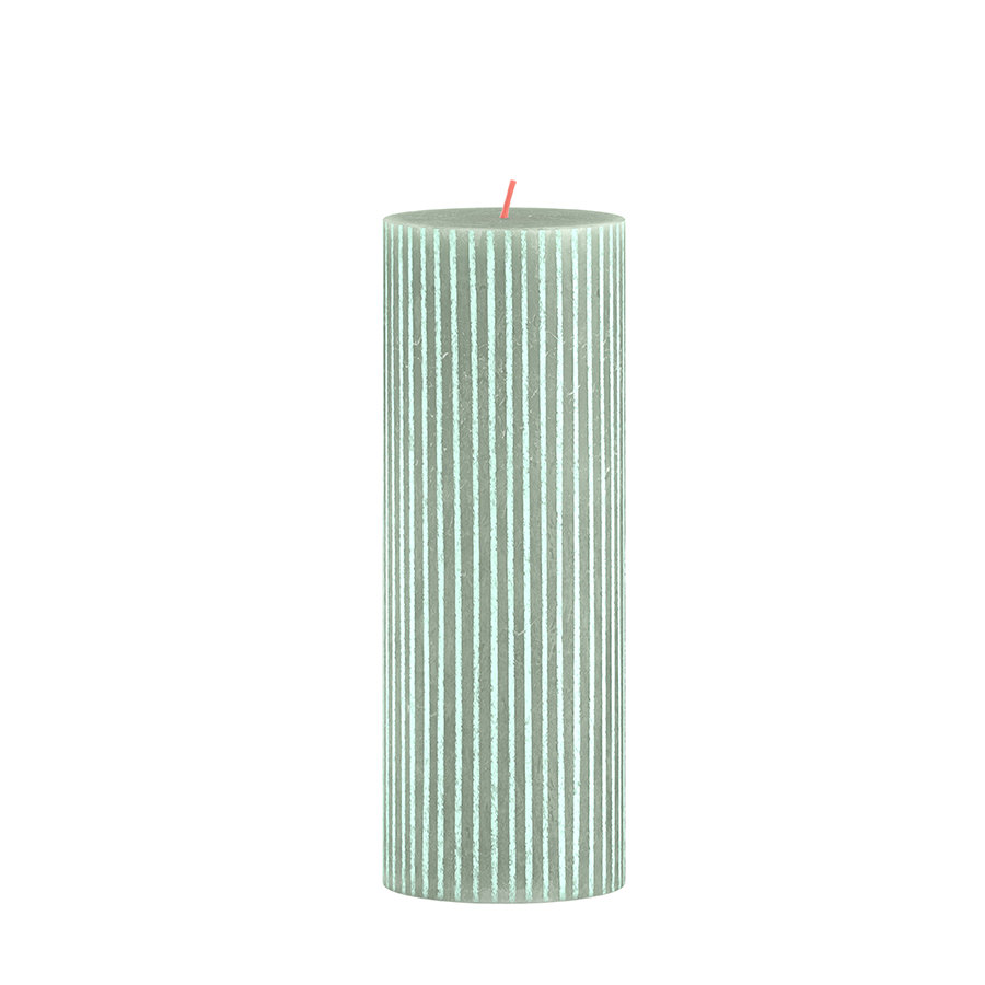 Bolsius Bolsius Stub rustique Candle 19x6,8 cm Green Jade
