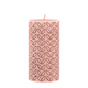 Pas de marque pas de marque Bolsius Stub Bandle Silhouette Misty Pink avec imprimé 130x68 mm