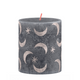 Bolsius Bolsius Rustic Stub Candle 8x6,8 cm Slate bleu avec imprimé