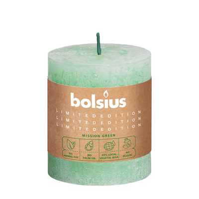 Bougie pilier rustique Bolsius eau 80 68mm