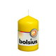 Bougie pilier Bolsius jaune 80 48mm