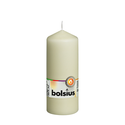 Bougie pilier Abi bolsius ivoire 150 58mm