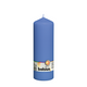 Bougie pilier Bolsius bleuet bleu 200 68mm