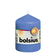 Bougie pilier Bolsius bleuet bleu 80 58mm