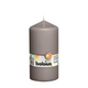Bougie pilier Bolsius gris chaud 150 78mm