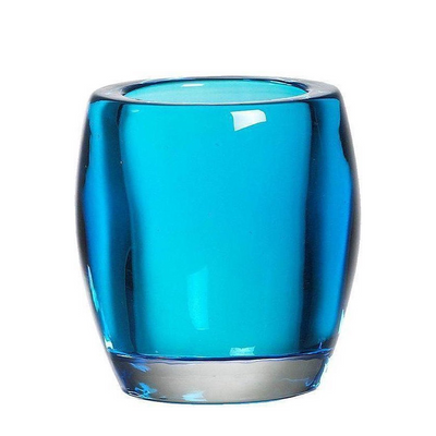 Abi bolsius photophore verre ovale aqua 77 72mm