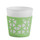 Photophore Bolsius verre silicone rose 75 75mm