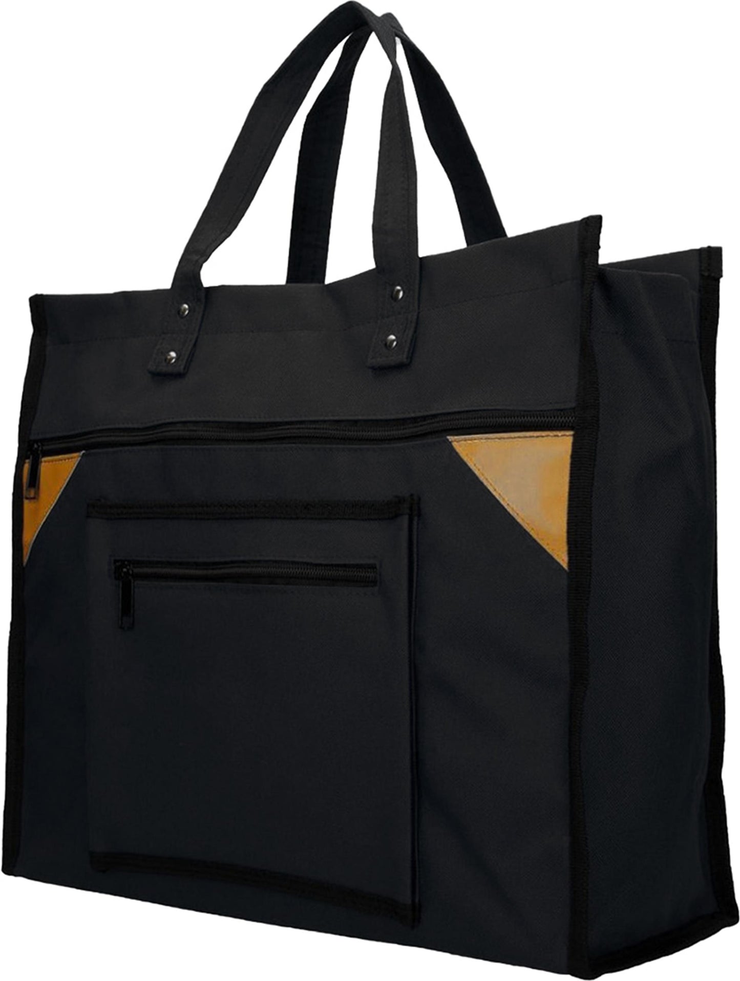 Sac shopping toile large noir