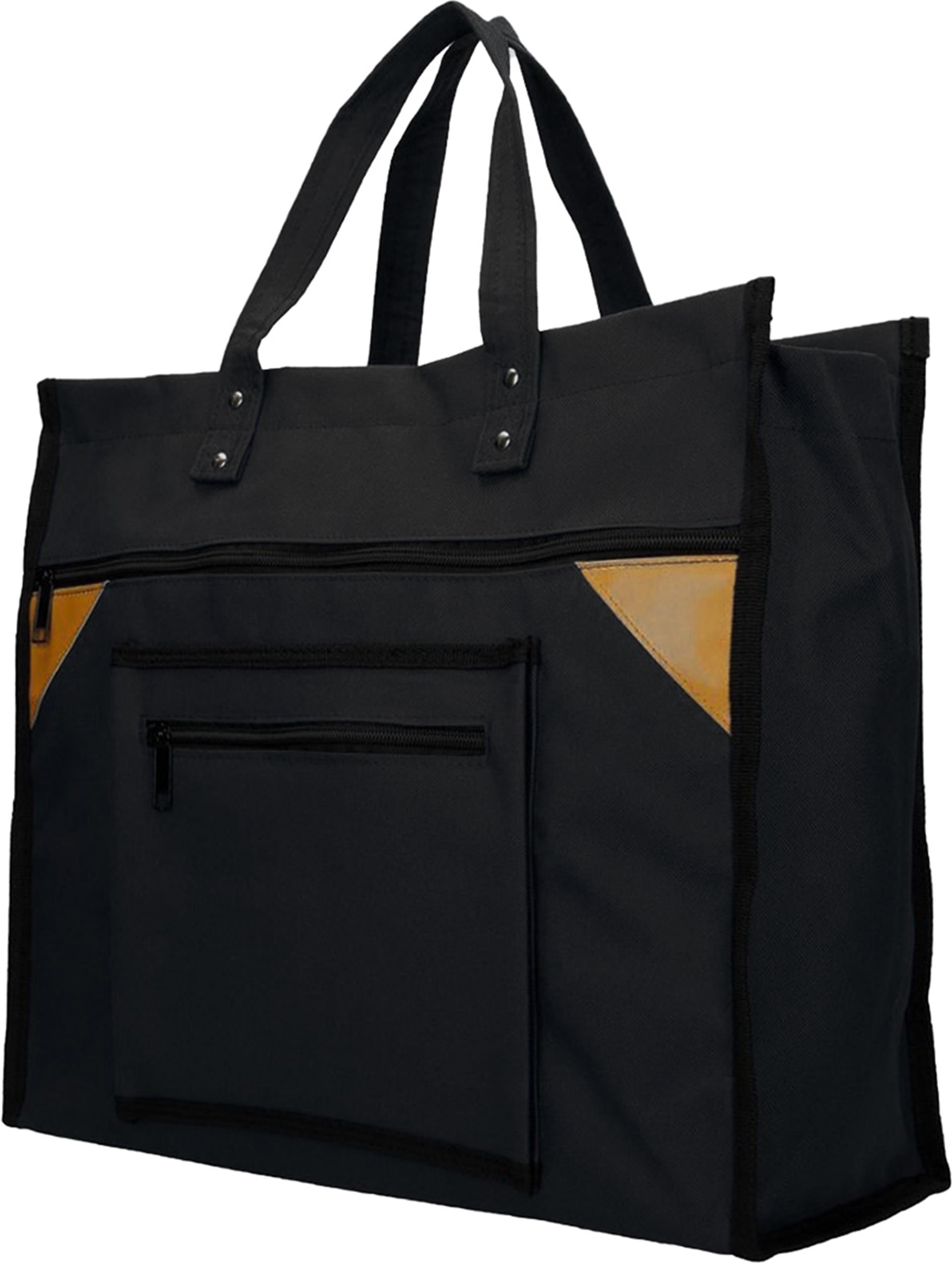 Sac shopping toile large noir