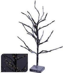 Arbre 60cm 72LED lumières bouleau