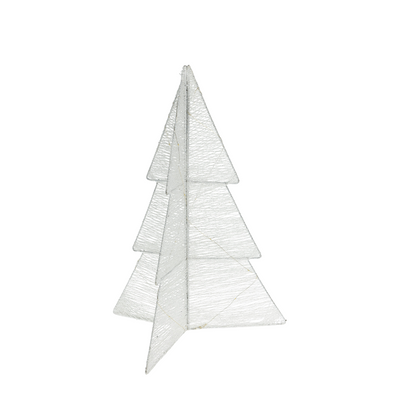 Arbre pliable avec LED 50 cm blanc