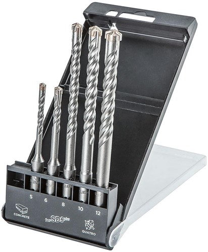 Jeu de forets 5 pcs sds+ - 6400510