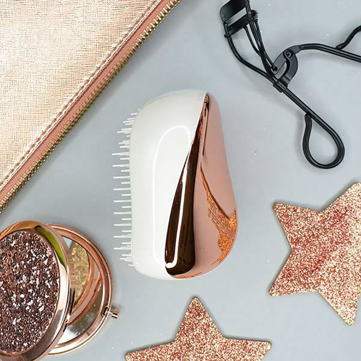 Enchevêtrement Tangle Tangle Tangle Touez Compact Styler Rose Rose Gold Cream
