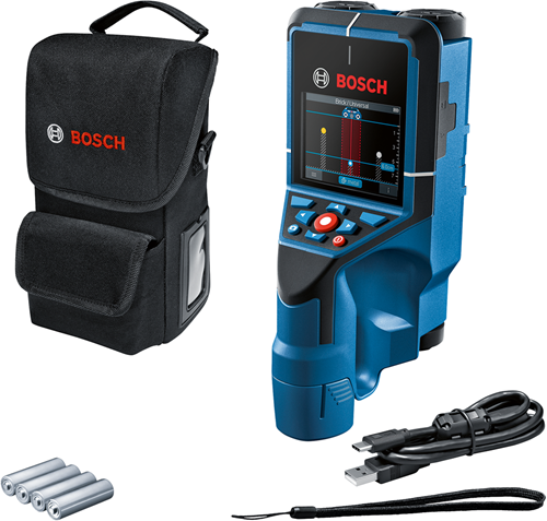 Scanner mural bleu Bosch d-tect 200 c professionnel | détecteur - 0601081600