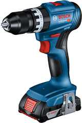 Visseuse et perceuse à percussion sans fil Bosch GSB 18V-45 bleue | 2 batteries 2,0 Ah + chargeur | en l-boxx - 06019k3303 - afbeelding 2