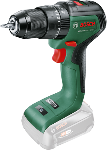 Lutin bosch vert universalact 18v-60 | visseuse-perceuse à percussion sans fil | avec deux postes | excl. batterie et chargeur - 06039d7100