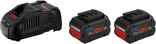 Kit de démarrage de batterie Bosch batteries procore 18v 5,5ah + chargeur
