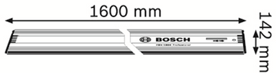 Accessoires Bosch fsn 1600 rails de guidage de règle bosch 1600 mm - 1600z0000f