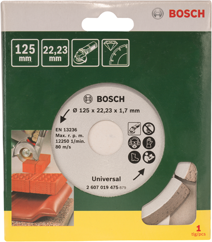 Bosch accessoires disque diamant universel | 125mm-2607019475