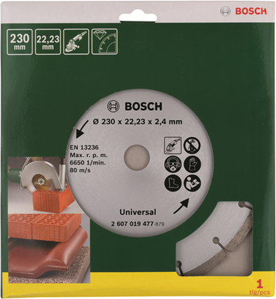 Bosch accessoires disque diamant universel | 230mm-2607019477