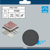 Accessoires Bosch 10 feuilles abrasives 125 f355, idéal pour revêtements+composites, k240 - 2608606758