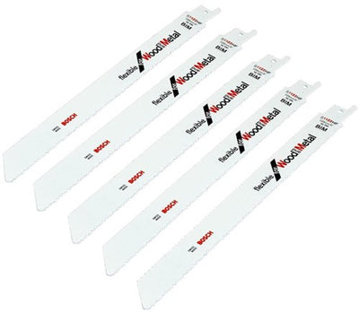 Accessoires Bosch 100x lame de scie alternative flexible pour bois et métal s1122hf - 2608656034