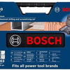 Bosch accessoires jeu d'embouts et de forets 103 pièces - 2608594070