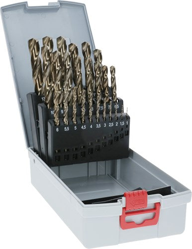 Accessoires Bosch jeu de forets à métaux probox 25 pièces hss-co, din 338 (alliage de cobalt) 113 mm 25 pièces - 2608587018