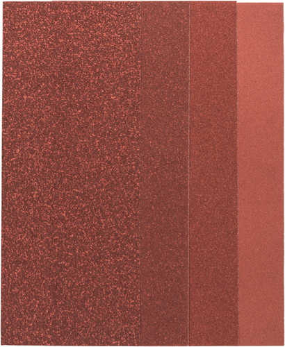 Jeu de 25 feuilles abrasives Bosch pour ponceuses orbitales non perforées 93 x 230 mm - grain 60 ; 80 ; 120 ; 240