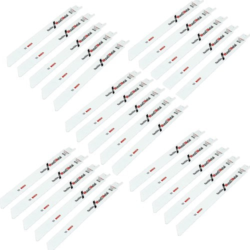 Accessoires Bosch 25x lame de scie alternative flexible pour bois et métal s1122hf - 2608657560