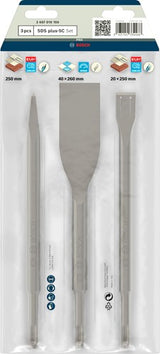 Accessoires Bosch Jeu de 3 burins professionnels SDS-plus | 2607019159 - 2607019159 - afbeelding 2